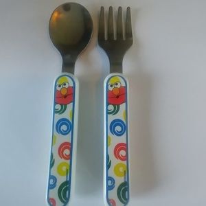 First Years Other - Toddler Elmo Spoon Fork Set First Years Other - Toddler Elmo Spoon Fork Set